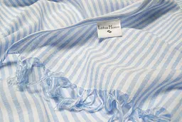 Рушник Lotus Home Pestemal - Argosa stripe 85x175 light-blue блакитний - мініатюра 3