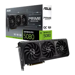 Відеокарта GeForce RTX 5080 16GB Asus Prime Evo OC (PRIME-RTX5080-O16G-EVO)