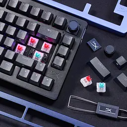 Клавіатура механічна Alloy Rise 75key, Red, USB-A, EN/UA, RGB, чорний HyperX teh0013836 - мініатюра 8