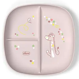 Тарілка секційна Chicco 12м+ рожева (16003.15) - мініатюра 2