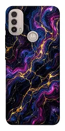 TPU чохол Demsky Purple space marble для Motorola Moto E40