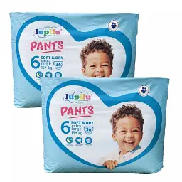 Підгузники трусики Lupilu soft & dry 6 extra large, 15+ кг, 72 шт