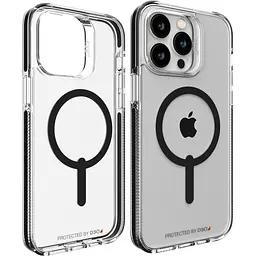 Оригінальний чохол Gear4 Crystal Palace MagSafe для iPhone 14 Pro Max Прозорий Black (702010117) - мініатюра 9