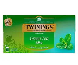 Чай Twinings зелений з м'ятою 25 пакетиків