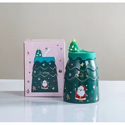 Склянка новорічна Merry Christmas 13333 400 мл зелена