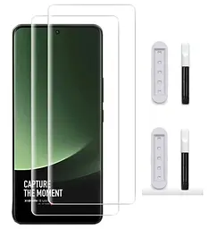 Захисне скло DK для Xiaomi Redmi Note 14 Pro+ UV Curved 017496 clear 2 шт. - мініатюра 3