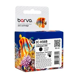 Картридж Barva HP 56 black/C6656AE, 19 мл (IC-H56B)