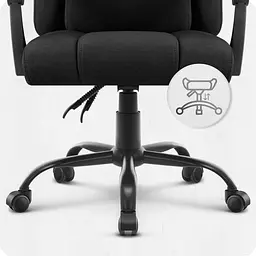 Крісло офісне Cabro C505 Black тканина - мініатюра 6