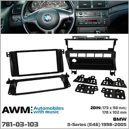 Перехідна рамка BMW 3 Series (E46) AWM 781-03-103 - мініатюра 6