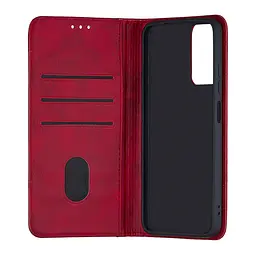 Чохол-книжка Premium Xiaomi Redmi Note 12 S Dark Red - мініатюра 3