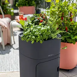 Вазон Lechuza Pila Planter Color 35х35х16.5см блакитний (15942) - мініатюра 7
