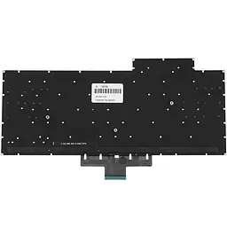 Клавіатура для ноутбука ASUS (GU603H series) rus чорний без фрейму підвіска клавіш (RGB) - мініатюра 2