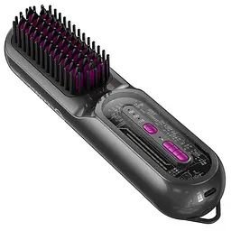 Гребінець-випрямляч Hoco HP45 Heating straight hair comb Gray - мініатюра 4