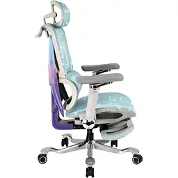 Геймерське крісло GT Racer X-900 Gray/Violet/Blue [174675] - мініатюра 3