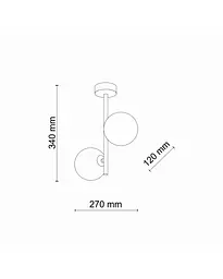 Люстра Tk Lighting 6706 Estera G9 2x6W IP20 - мініатюра 3