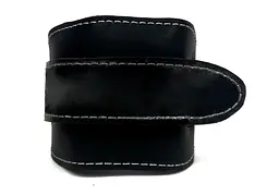 Манжета EasyFit F9 чорна для тяги на тренажері (шкіра) (EF-LGSTR-F9) - мініатюра 4