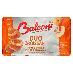 Круасан з абрикосом та персиком Balconi 300 г