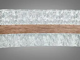 Підвісна LED-люстра Diasha MD3529/800+600+400CG для вітальні, зали та сходів, 122 W, пульт, 78 см, 15-25m2 - мініатюра 5