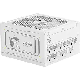 Блок живлення MSI MAG 1000W PCIE5 80+ Gold (MAG A1000GL PCIE5 White)