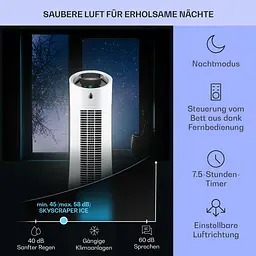 Повітроохолоджувач Klarstein Skyscraper Ice 4-in-1 (10028303)  - мініатюра 3