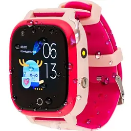 Smart Watch AmiGo GO005 4G WIFI Thermometer Pink UA UCRF