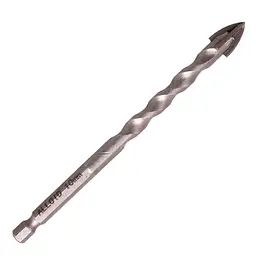 Свердло по склу та кераміці Alloid Building Tools Quadro 12 мм хвостовик HEX 1/4 L= 120 мм (GB-20012)