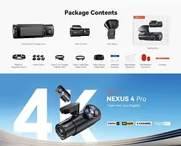 Відеореєстратор Vantrue Nexus N4 Pro - мініатюра 9