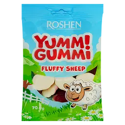 Цукерки желейні Roshen Yummi Gummi Fluffy Sheep 70 г