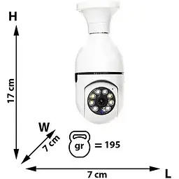 Зовнішня Wi-Fi камера Happy Home E280-1080P на 2 мегапікселі - мініатюра 3