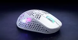 Комп'ютерна миша Cherry Xtrfy M4 WL/USB-A RGB білий teh0014103 - мініатюра 8