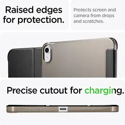 Чохол-книжка Spigen Smart Fold для Apple iPad 10th Gen 10.9` 2022/iPad 11 2025 Black (ACS05309) [135438] - мініатюра 8