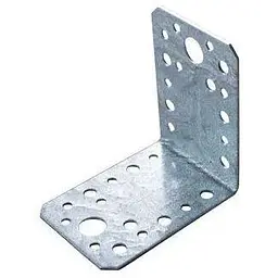 Кутник меблевий перфорований Apro 90 x 90 x 65 x 2 мм (в упаковці 10 шт.)