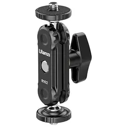 Шарнірний кріплення Ulanzi R102 Dual 1/4 Grip UV-3058 R102 Black - мініатюра 3