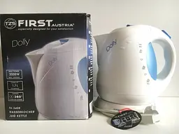 Електрочайник First FA-5408 White/Blue - мініатюра 2