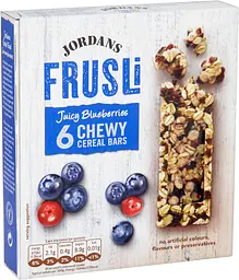 Батончики Jordans Frusli з Чорницею злакові 180 г (6 шт. х 30 г) - мініатюра 2