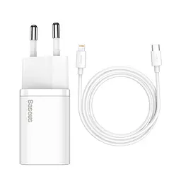 Зарядний пристрій Baseus Type-C to Lightning cable Super Si Quick Charger Set - мініатюра 7