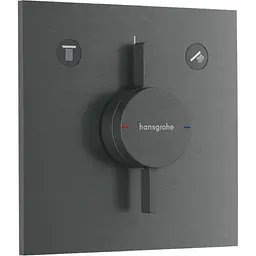 Змішувач для душу Hansgrohe DuoTurn прихованого монтажу E на 2 функції brushed black chrome 75417340