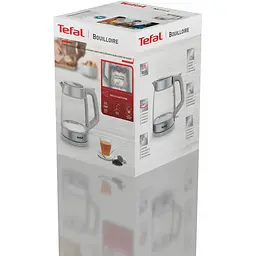 Електрочайник Tefal Glass Kettle 1.7 л скло з підсвіткою біло-срібний (KI605B30) - мініатюра 6