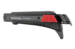 Ніж сегментний будівельний висувний Intertool Storm 18 мм для лінолеуму HT-0538 - мініатюра 8