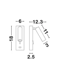 Бра Nova Luce FUSE 9170101 - мініатюра 7