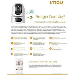 IP-камера IMOU Ranger Dual Бездротова (IPC-S2XP-6M0WED) - мініатюра 4