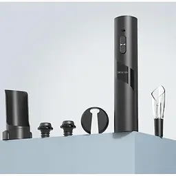 Набор для вина с электроштопором Circle Joy Wine Opener and Preserver Set (CJ-TZ21) - мініатюра 3