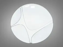 Люстра стельова LED Diasha Y2-26/500WHITE 72W, біла, сучасний стиль для коридору, вітальні, спальні, кухні