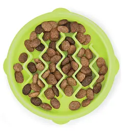 Миска-лабіринт для кішок Petstages Cat Fun Feeder Wave XS Салатова