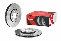 Диск гальмівний передній вентильований Seat Cordoba, Ibiza III-IV 96-25р Brembo (09.7010.2X)