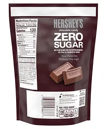 Шоколадні цукерки Hershey's Zero Sugar Chocolate Candy 144г - мініатюра 2