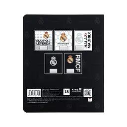 Зошит Kite Real Madrid, 18 аркушів, лінія (RL26-237), в асортименті - мініатюра 2