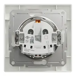 Розетка Schneider Electric ASFORA зі штор. біла (EPH2900221) - мініатюра 4