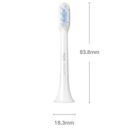 Насадка для зубної електрощітки Xiaomi MiJia T301/T302 Regular (MBS303) 3 шт. - мініатюра 6