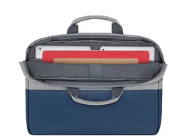 Сумка для ноутбука RIVACASE 7532 15.6 Grey/Dark blue (7532 (Grey/Dark blue)) - мініатюра 5